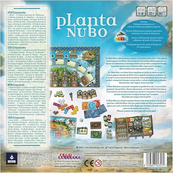 Planta Nubo Juego de Mesa Devir