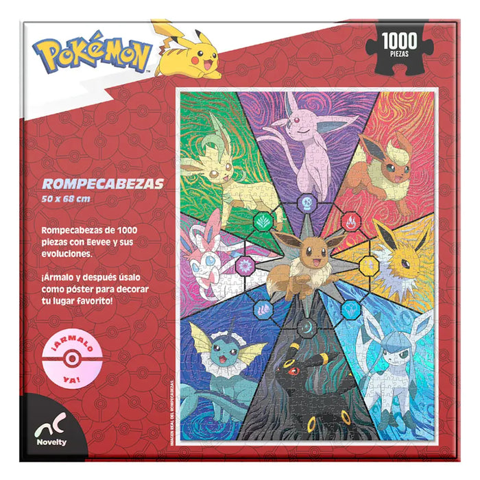 Pokémon Eevee Rompecabezas 1000 Piezas Novelty