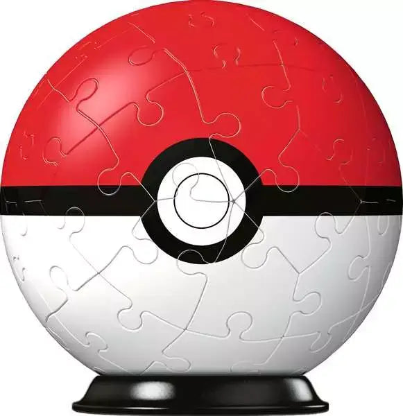 Pokémon Pokeball 3D Rompecabezas 3D Plastificado 54 Piezas Ravensburger