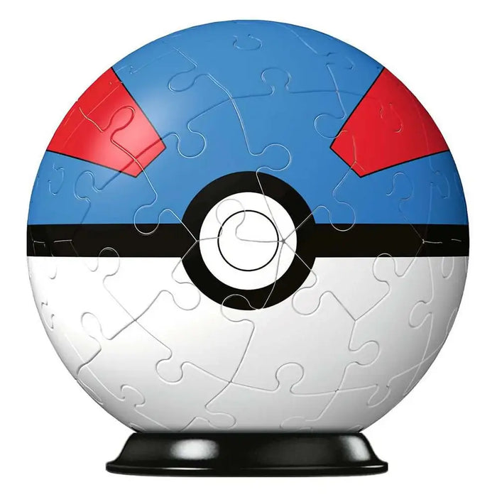 Pokémon Superball Azul 3D Rompecabezas 3D Plastificado 54 Piezas Ravensburger