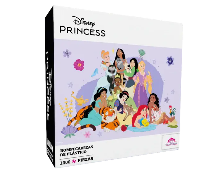 Princesas Disney Rompecabezas 1000 Piezas Plastificado Piece Relax
