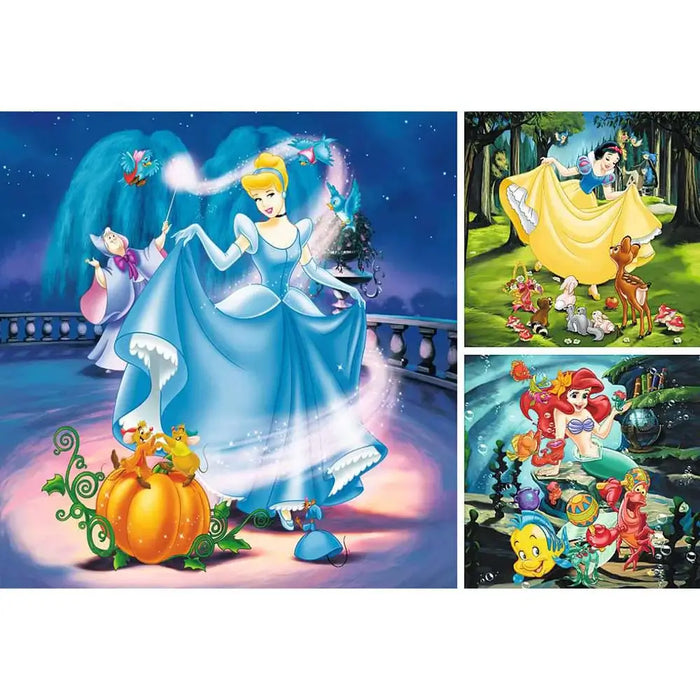 Princesas Disney Rompecabezas 3x49 Piezas Ravensburger