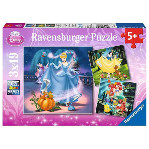 Princesas Disney Rompecabezas 3x49 Piezas Ravensburger