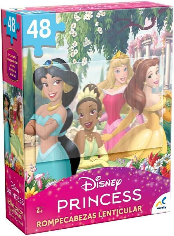 Princesas - Rompecabezas Lenticular 48 Piezas — La Mazmorra