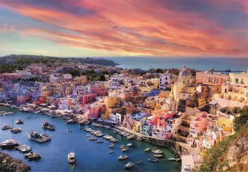 Procida Isla Pintoresca Rompecabezas Compact Pro Ecología 1500 Piezas Clementoni