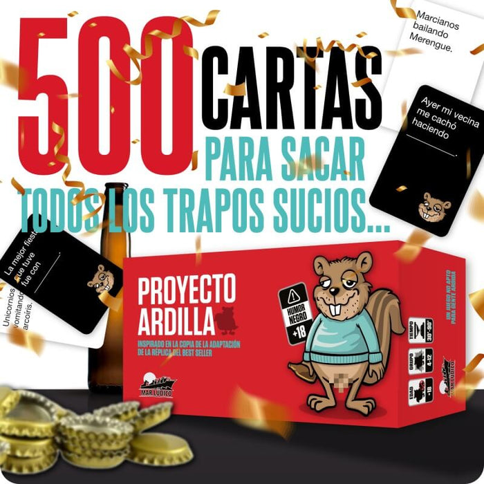Proyecto Ardilla Juego de Mesa Mar Lúdico