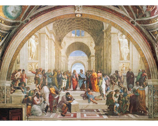 Raffaello, Escuela de Atenas Rompecabezas 1000 Piezas Eurographics