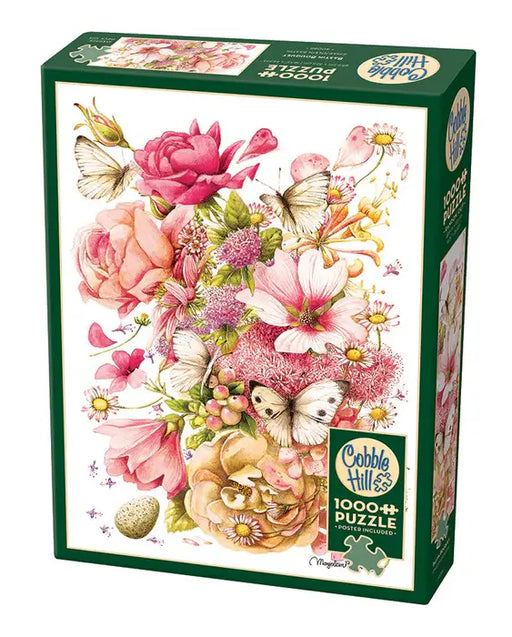 Ramo de Flores y Mariposas Marjolein Bastin Rompecabezas 1000 Piezas Cobble Hill