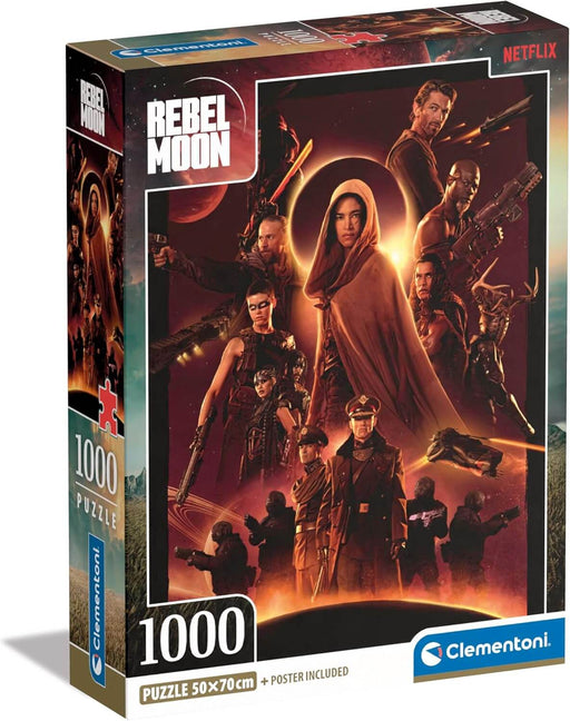 Rebel Moon Arthelais & Atticus Rompecabezas Compact Pro Ecología 1000 Piezas Clementoni 