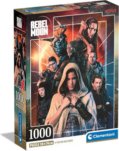 Rebel Moon Personajes Rompecabezas Compact Pro Ecología 1000 Piezas Clementoni 