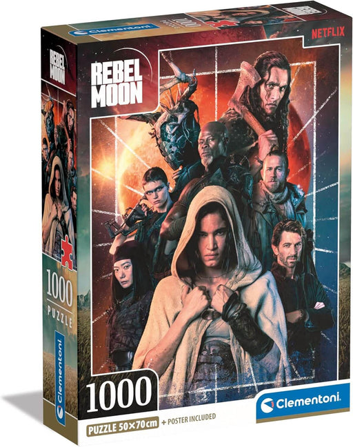 Rebel Moon Personajes Rompecabezas Compact Pro Ecología 1000 Piezas Clementoni 