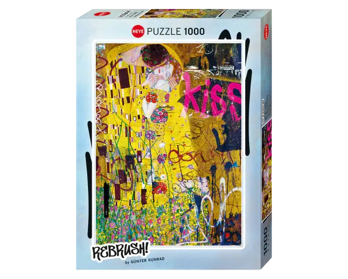 Rebrush El Beso de los Enamorados Rompecabezas 1000 Piezas Heye