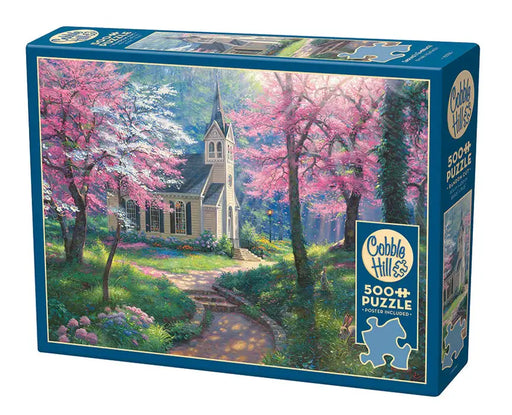 Recibiendo la Primavera Rompecabezas 500 Piezas Cobble Hill 
