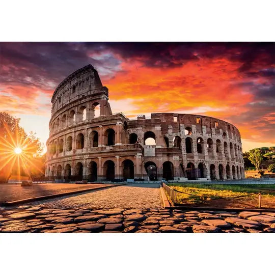 Roman Sunset Rompecabezas Compact Pro Ecología 1000 Piezas Clementoni