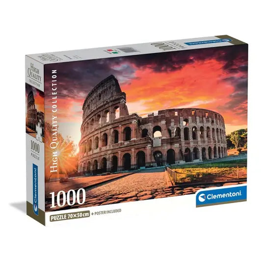 Roman Sunset Rompecabezas Compact Pro Ecología 1000 Piezas Clementoni