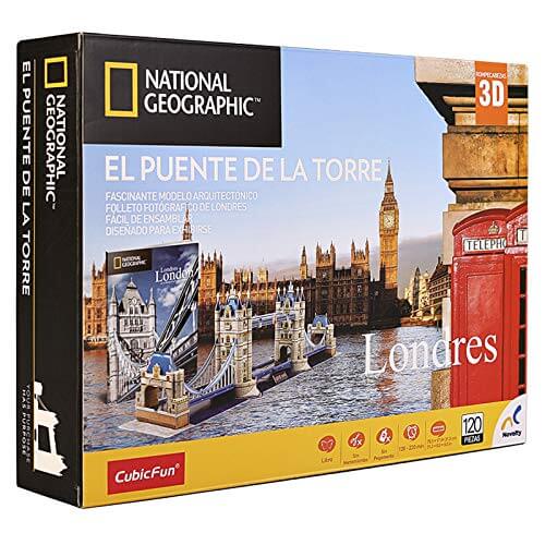 Rompecabezas 3D El Puente De La Torre De Londres National Geographic 120 piezas Novelty 