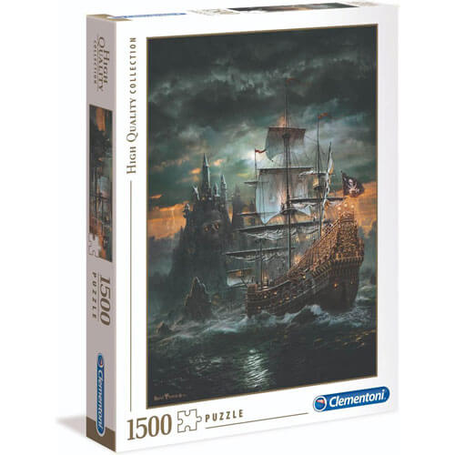 Rompecabezas Barco Pirata 1500 piezas Clementoni