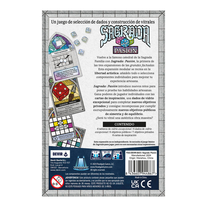 Sagrada: Pasion Juego de Mesa Devir