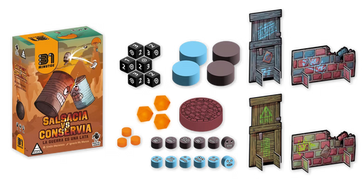 Salsacia vs Conservia Juego de Mesa Fractal Juegos