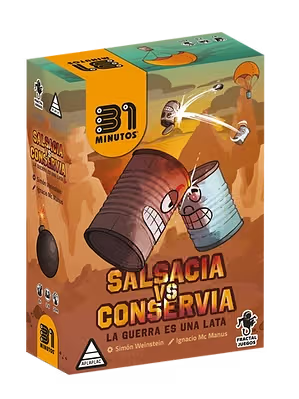 Salsacia vs Conservia Juego de Mesa Fractal Juegos