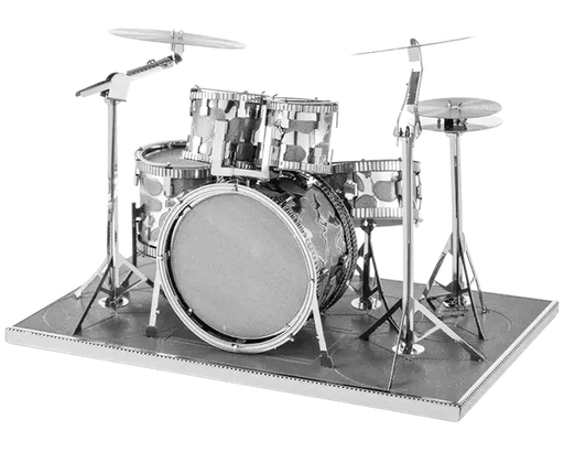 Set de Batería Rompecabezas 3D Metálico