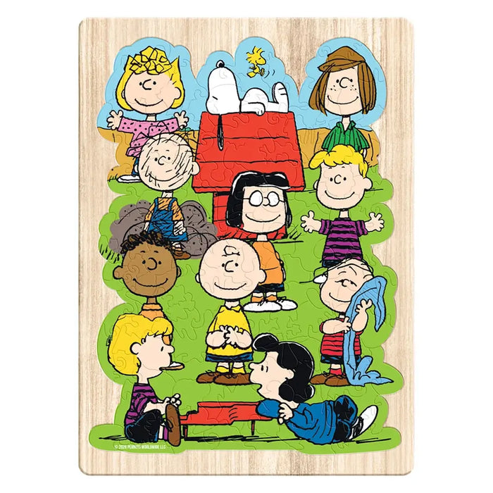 Snoopy De Madera Piezas Con Forma Rompecabezas 130 Piezas Novelty