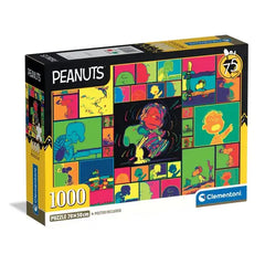 Snoopy Peanuts Neon Rompecabezas Compact Pro Ecología 1000 Piezas Clementoni