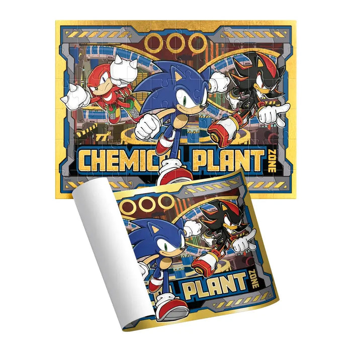 Sonic Rompecabezas de Cartón en Cilindro 60 Piezas Novelty