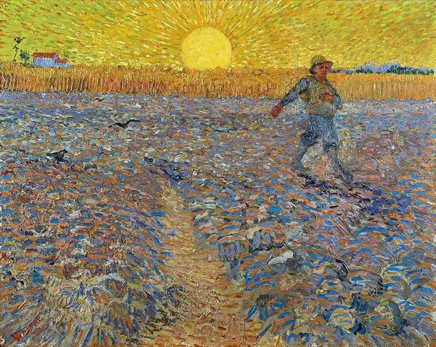 Sower (after Millet) by Vincent Van G Rompecabezas Miniatura 1000 Piezas Tomax