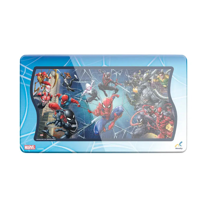 Spiderman Rompecabezas 3 en 1 Caja Metalica Novelty