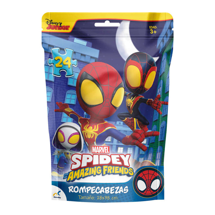 Spidey and His Friends Rompecabezas 24 Piezas en Bolsa Novelty