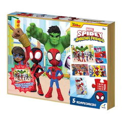 Spidey and his Amazing Friends Rompecabezas 5 en 1 Novelty