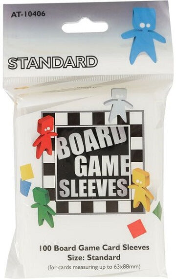 Standard Board Game Sleeves (63x88 mm) Transparentes 100 pz