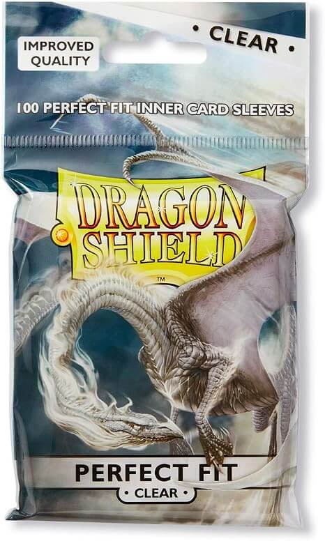Standard Perfect Fit Clear Inner Dragonshield 100 Piezas Micas para Cartas Devir