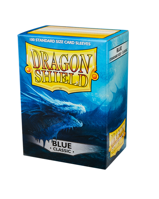 Standard sizecard sleeves dragon shield blue classic