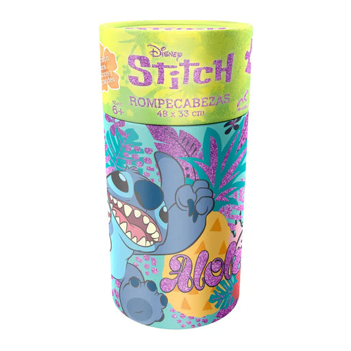 Stich Rompecabezas en Cilindro Cartón Novelty