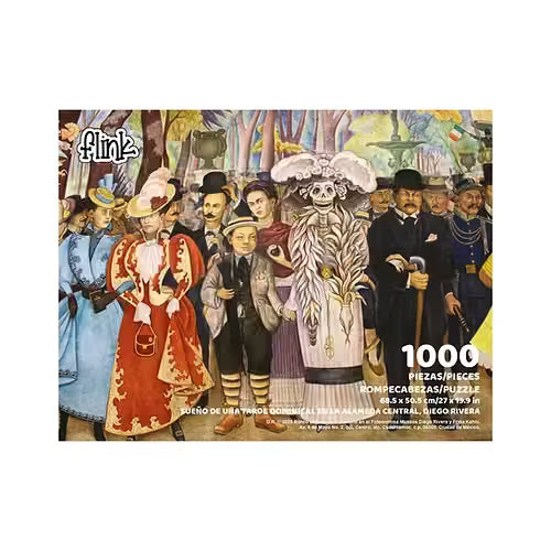 Sueño de una Tarde Dominical en la Alameda Central Rompecabezas Flink 1000 Piezas