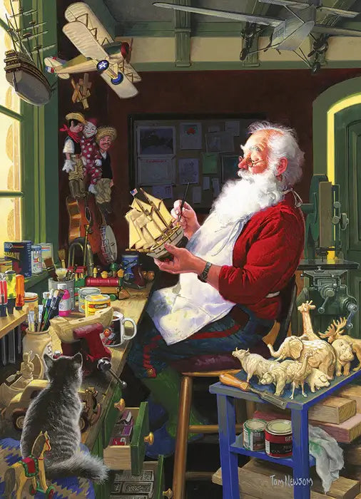 Taller de Santa Claus Rompecabezas 500 Piezas Cobble Hill