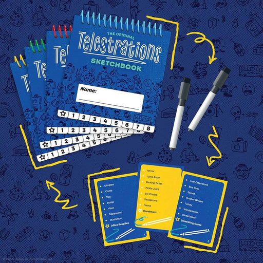 Telestrations 6 Player Family Pack Juego de Mesa Devir