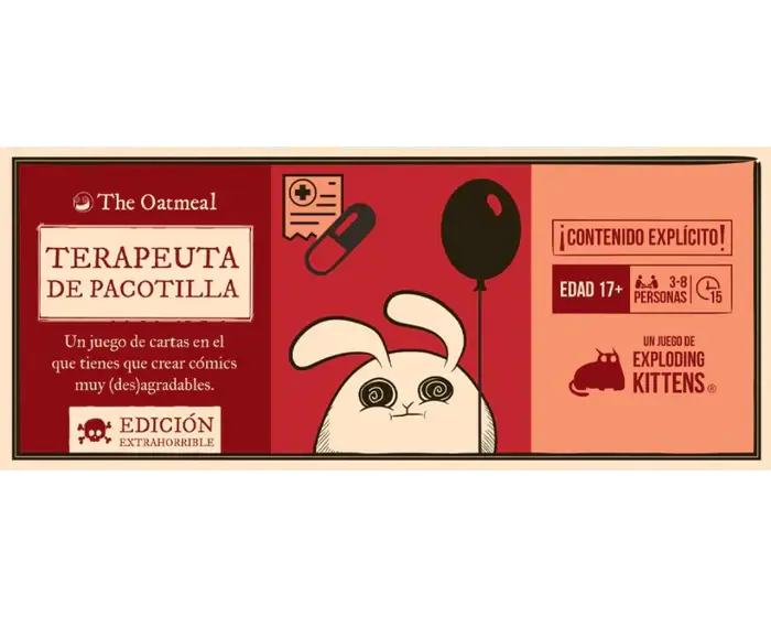 Terapeuta de Pacotilla Juego de Mesa Exploding Kittens