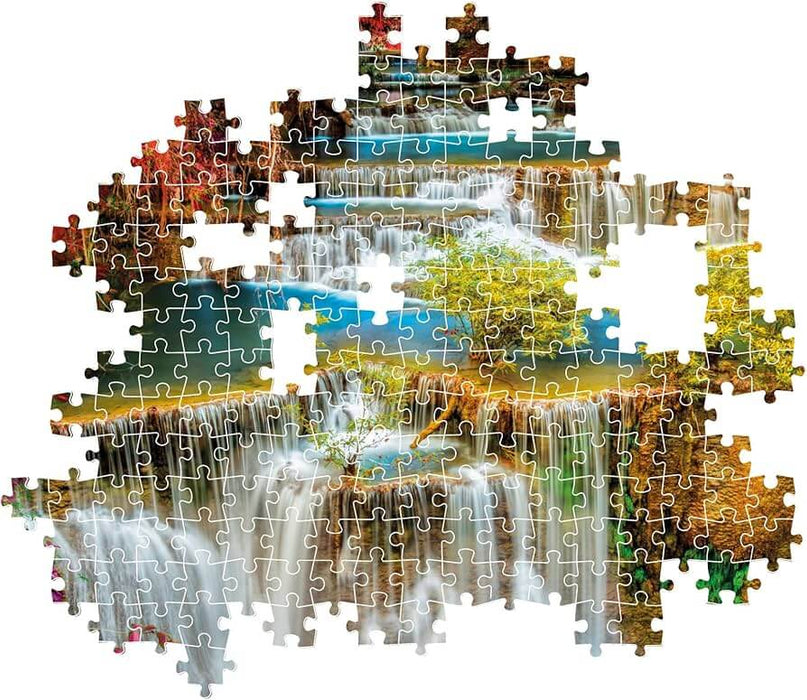 Thailandia Cascadas coloridas Rompecabezas Clementoni 1000 Piezas