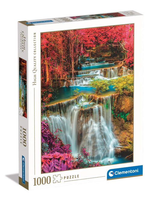 Thailandia Cascadas coloridas Rompecabezas Clementoni 1000 Piezas