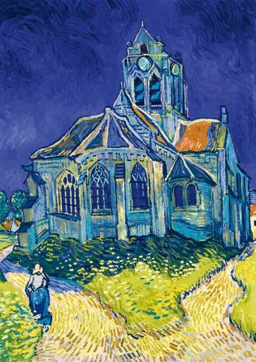 The Church in Auvers sur Oise 1890 Vincent Van Gogh Rompecabezas 1000 Piezas Bluebird