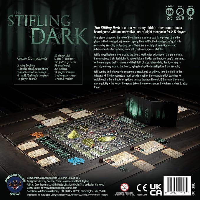 The Stifling Dark Juego de Mesa