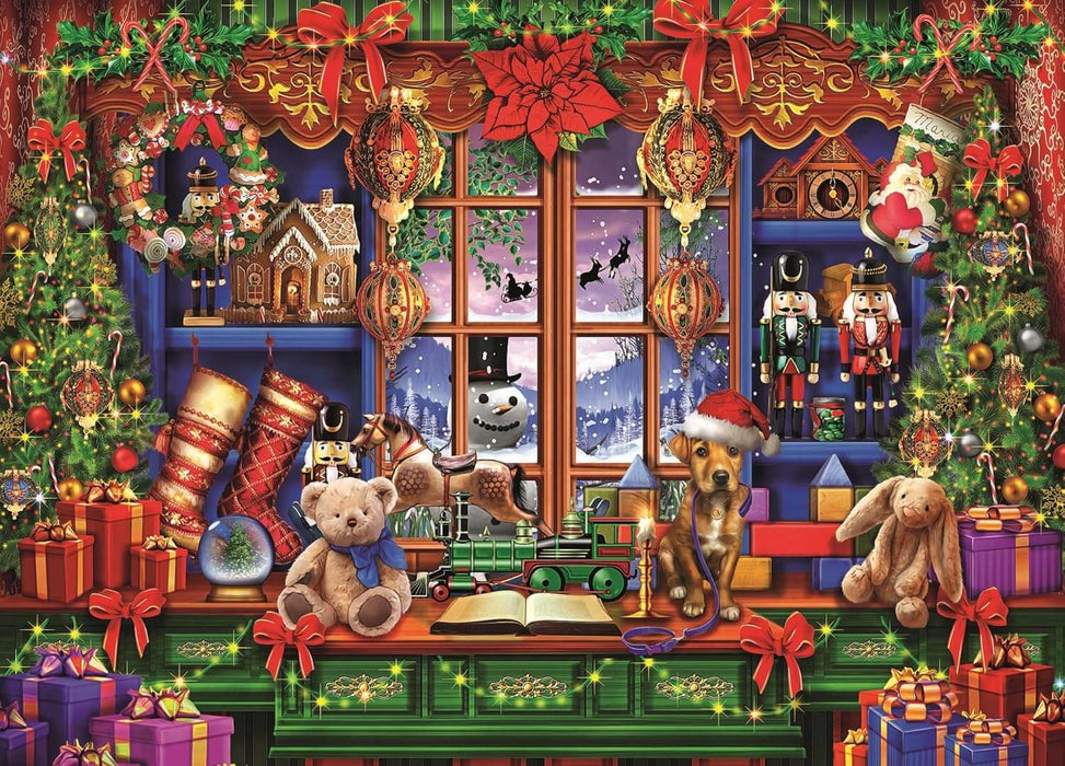 Tienda de Juguetes de Navidad Rompecabezas 1000 Piezas Clementoni