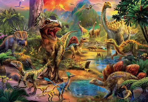 Tierra de Dinosaurios Rompecabezas 1000 Piezas EDUCA