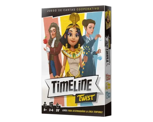Timeline Twist Juego de Mesa La Casa de la Educadora