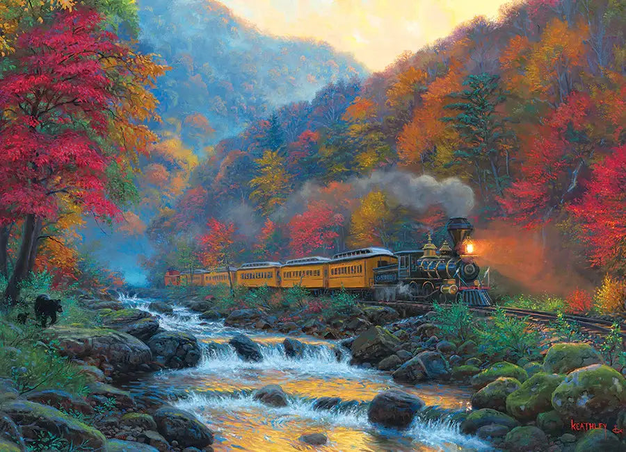 Tren de Vapor Rompecabezas 1000 Piezas Cobble Hill