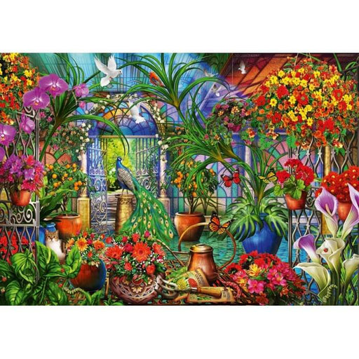 Tropical Green House Rompecabezas 1000 Piezas Bluebird