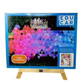 Unicornio Arte Diamante Educar